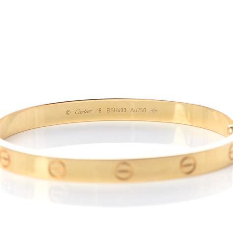 cartier yellow love bracelet